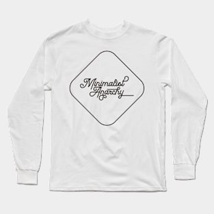 Minimalist Anarchy Long Sleeve T-Shirt